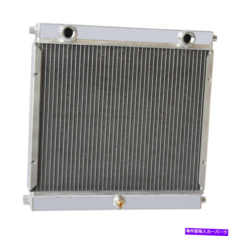 エンジンカバー 3列アルミニウムラジエーターフィットダブルパスドラッグスターロードスタースタイル合金ワークス 3 Row Aluminum Radiator fit Double Pass Dragster Roadster Style ALLOYWORKS【並行輸入品】