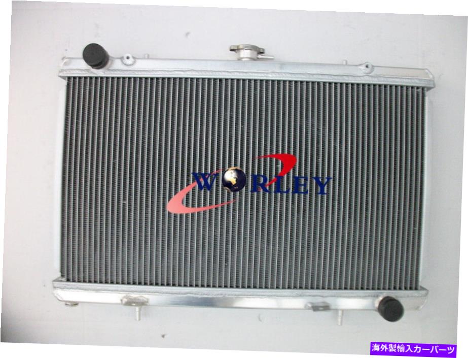 エンジンカバー 日産シルビアS13 SR20DET 89-94の3列アルミニウムラジエーター 3 ROW Aluminum Radiator for Nissan Silvia S13 SR20DET 89-94【並行輸入品】