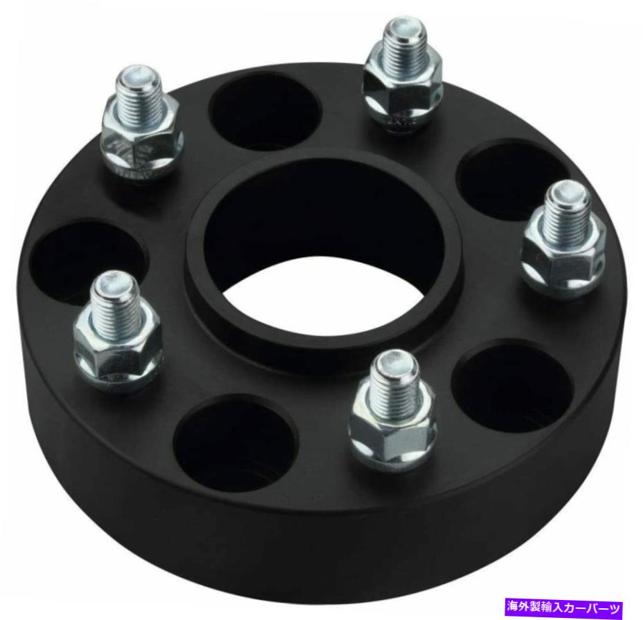 スペーサー 1x 5x4.5?5x5ホイールアダプターハブセントリック1インチPOT JK JLホイールTJ YJ Jeep 1x 5x4.5 to 5x5 Wheel Adapters Hub Centric 1 Inch Put JK JL Wheels On TJ YJ Jeep【並行輸入品】