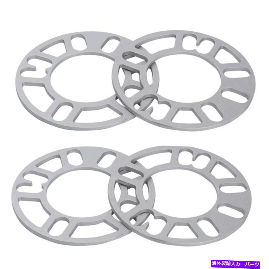 スペーサー 4PCユニバーサル4/5ラグホイールスペーサー5mm厚5x114.3 5x120 5x110 4x100 4x110 4PC Universal 4/5 Lug Wheel Spacers 5mm Thick 5x114.3 5x120 5x110 4x100 4x110【並行輸入品】