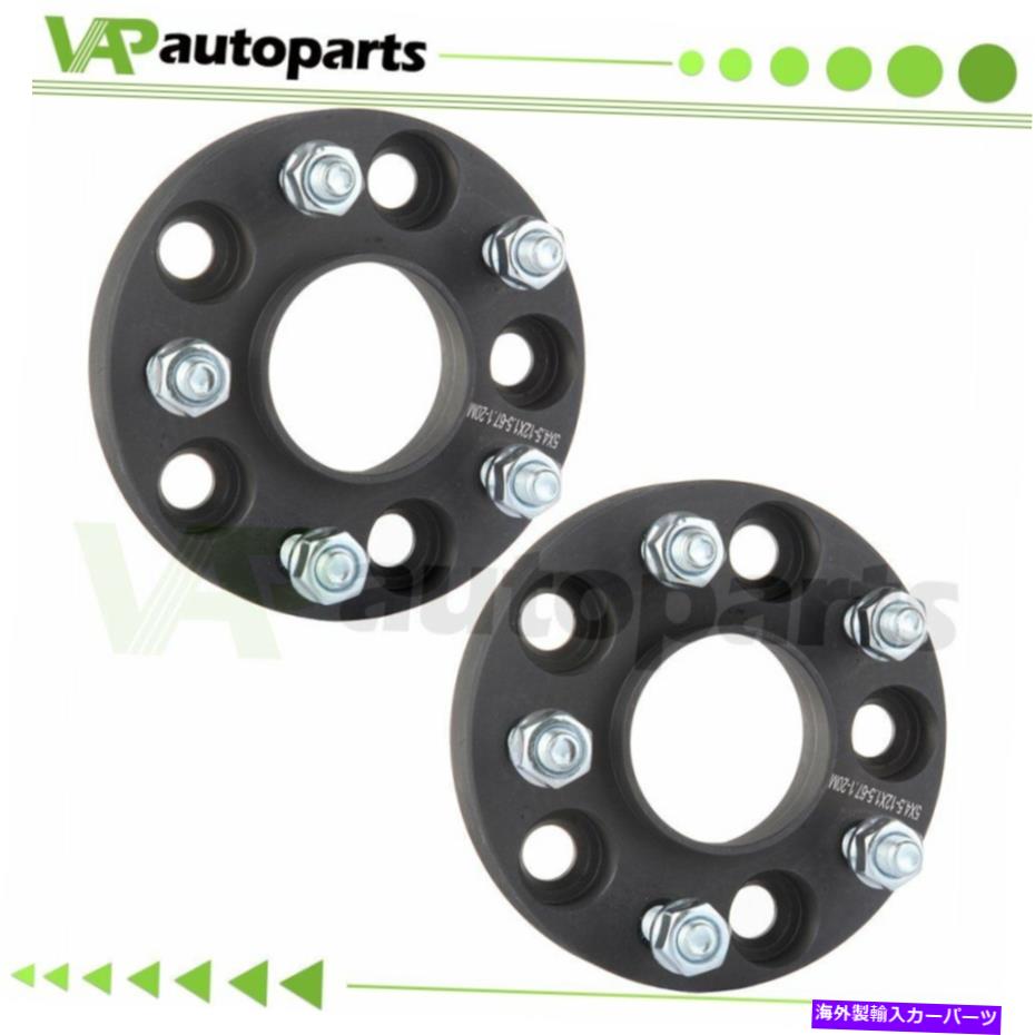 スペーサー 2pcs 20mm厚さホイールスペーサー5x4.5 5x114.3 for kia mazda 3 cx-7ヒュンダイエラントラ 2pcs 20mm Thick Wheel Spacers 5x4.5 5x114.3 For Kia Mazda 3 CX-7 Hyundai Elantra【並行輸入品】