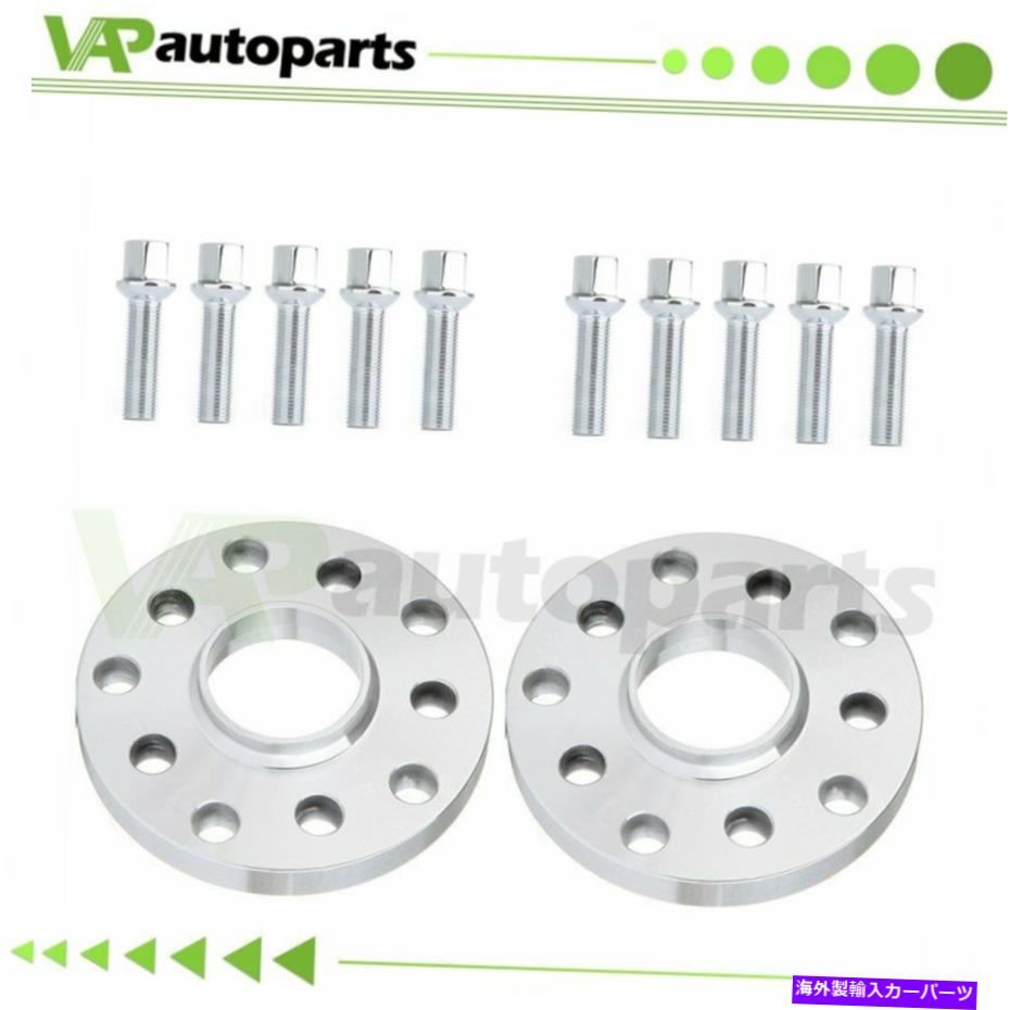 スペーサー 2pcs 17mm厚さホイールスペーサー5x100＆5x112フィットVWゴルフパサットジェッタアウディA4 A6 2pcs 17mm Thick Wheel Spacers 5x100 & 5x112 Fits VW Golf Passat Jetta Audi A4 A6【並行輸入品】