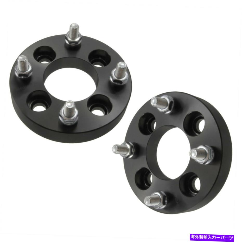 スペーサー （2）25mmホイールスペーサー| 4x100 | Honda Acura Civic Accord Integraに適合します4ラグ (2) 25mm Wheel Spacers | 4x100 | Fits Honda Acura Civic Accord Integra | 4 Lug【並行輸入品】