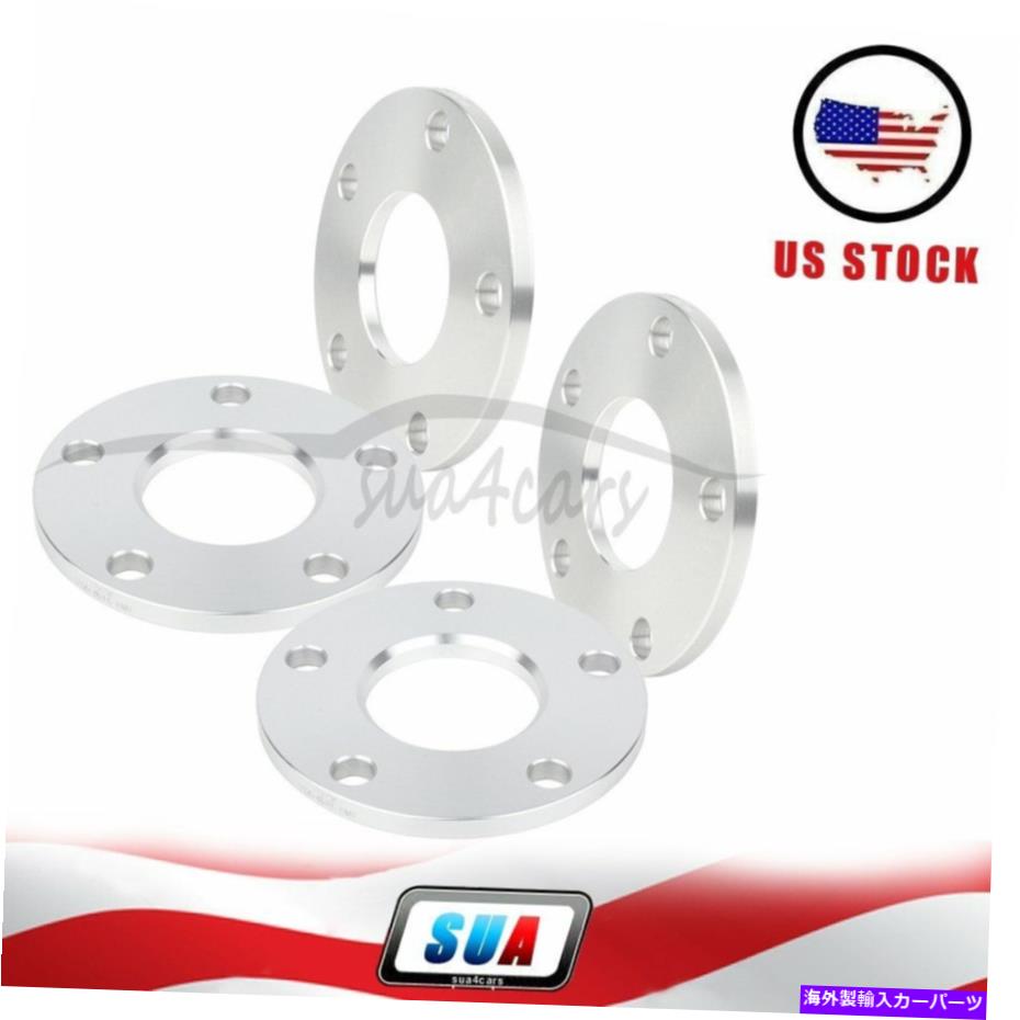 スペーサー 4PCS 10mm5x120 2012-2018 Chevy Camaroのホイールスペーサー 4pcs 10mm5x120 wheel spacers For 2012-2018 Chevy Camaro【並行輸入品】