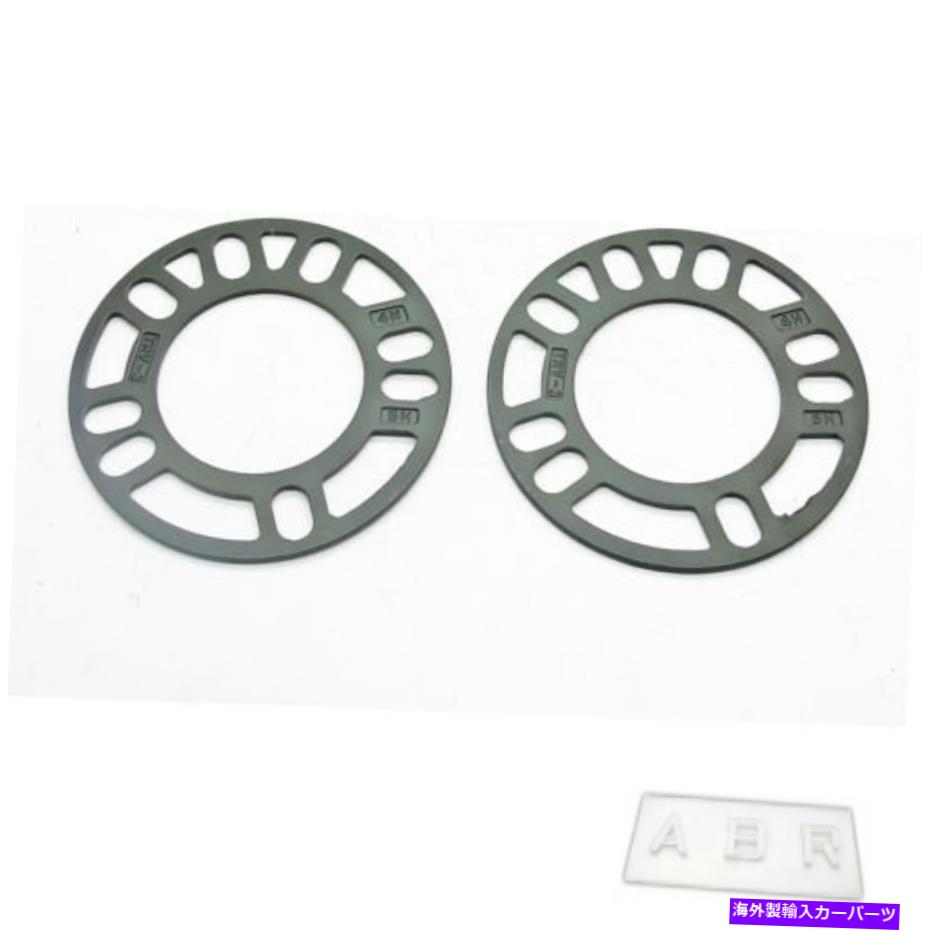 スペーサー 2x 3mm 4x100 5x100 4x114.3 5x114.3 lancerevo gto 3000gt用ホイールスペーサー 2x 3mm 4x100 5x100 4x114.3 5x114.3 Wheel Spacers For LancerEVO GTO 3000GT【並行輸入品】
