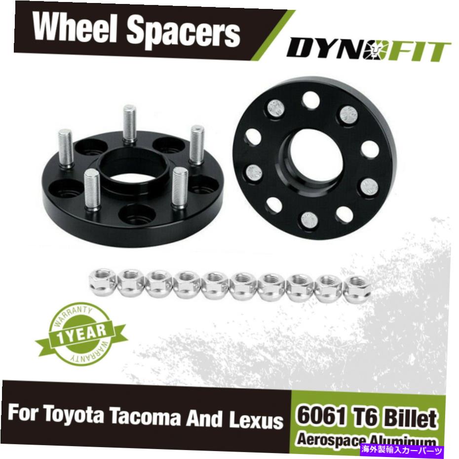 スペーサー 2x20mmホイールスペーサー5x114.3 5x4.5 '' 12x1.5タコマ2wdカムリレクサス用スタッド 2x20MM Wheel Spacers 5x114.3 5x4.5'' 12X1.5 studs for Tacoma 2wd Camry Lexus【並行輸入品】