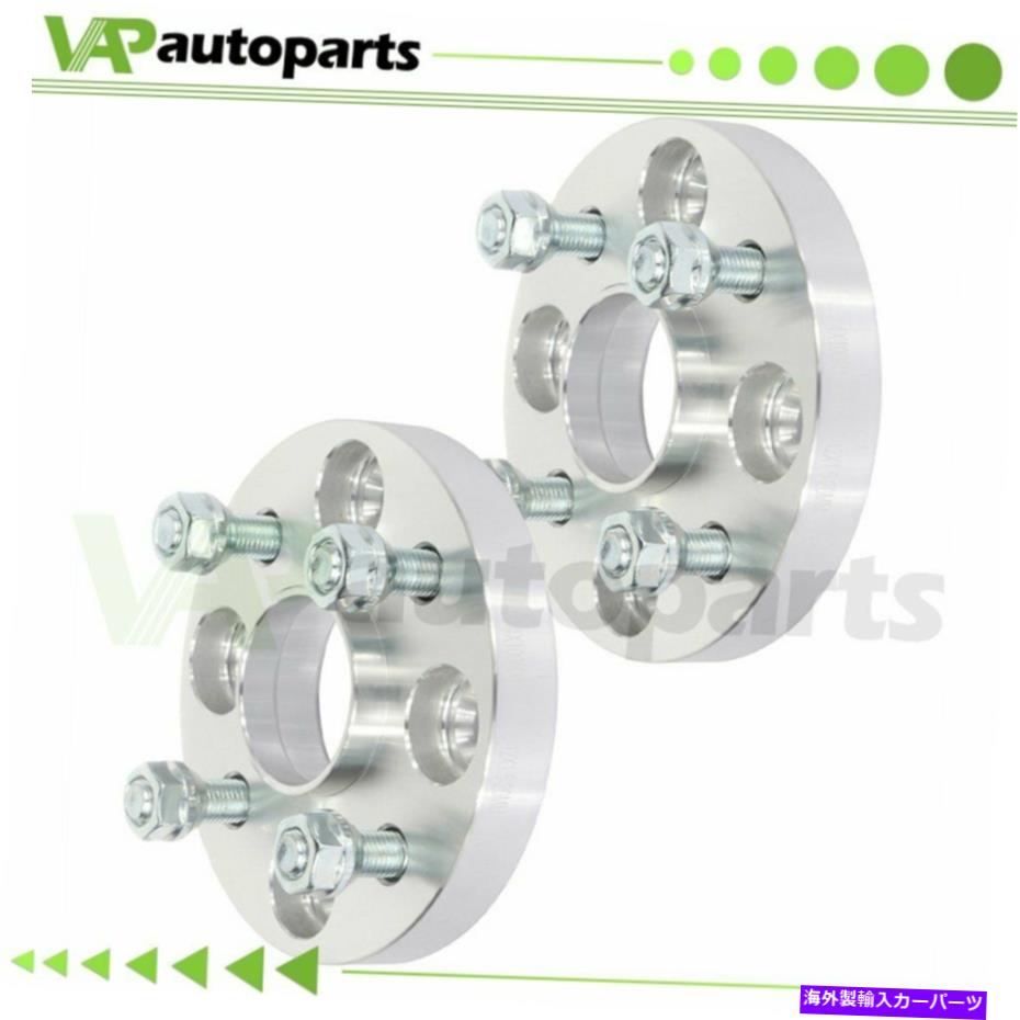スペーサー 2pcs 20mm厚さホイールスペーサー4x100フィットフォードエスコートマツダミアタトヨタカローラ 2pcs 20mm Thick Wheel Spacers 4x100 Fits Ford Escort Mazda Miata Toyota Corolla【並行輸入品】