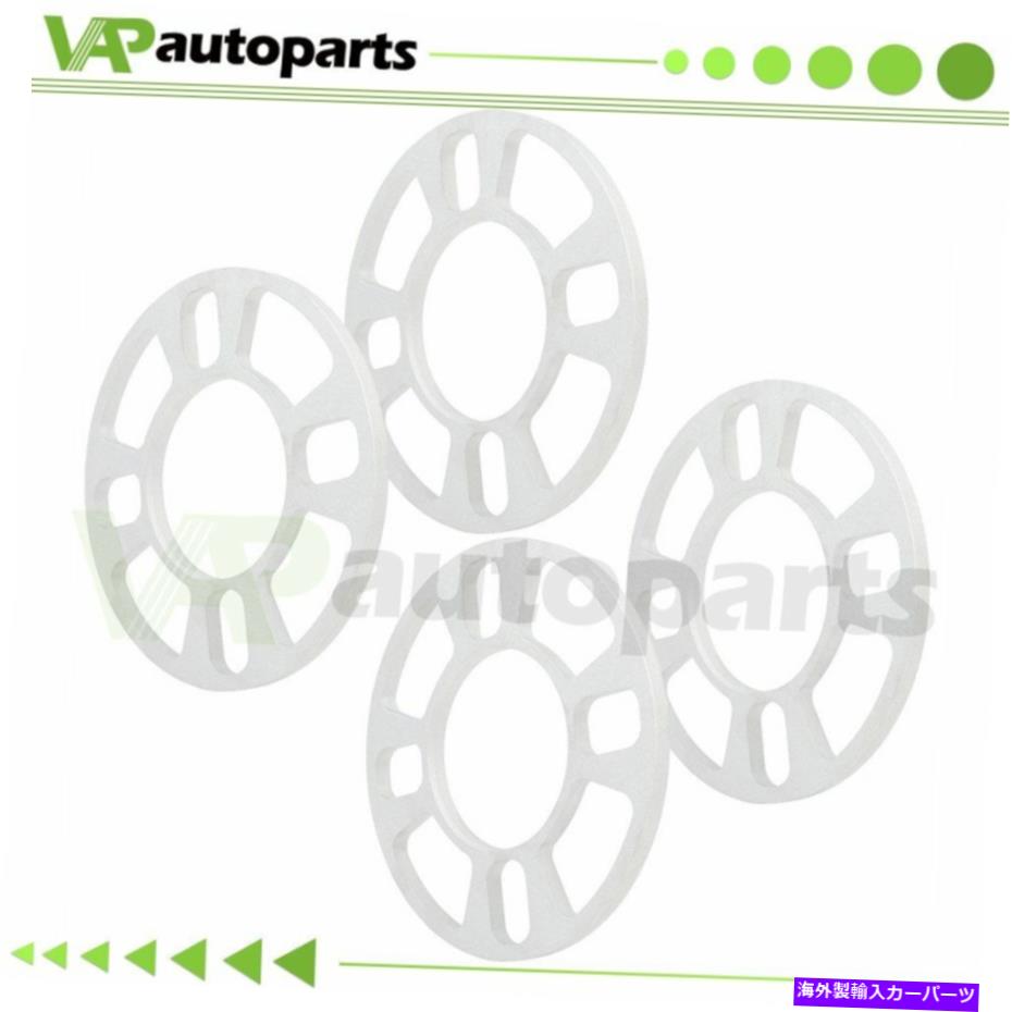 スペーサー 8mm 4pcsホイールスペーサー4lug 4x100 4x108 4x110フィットトヨタアキュラホンダアコード 8mm 4Pcs Wheel Spacers 4Lug 4x100 4x108 4x110 Fits Toyota Acura Honda Accord【並行輸入品】