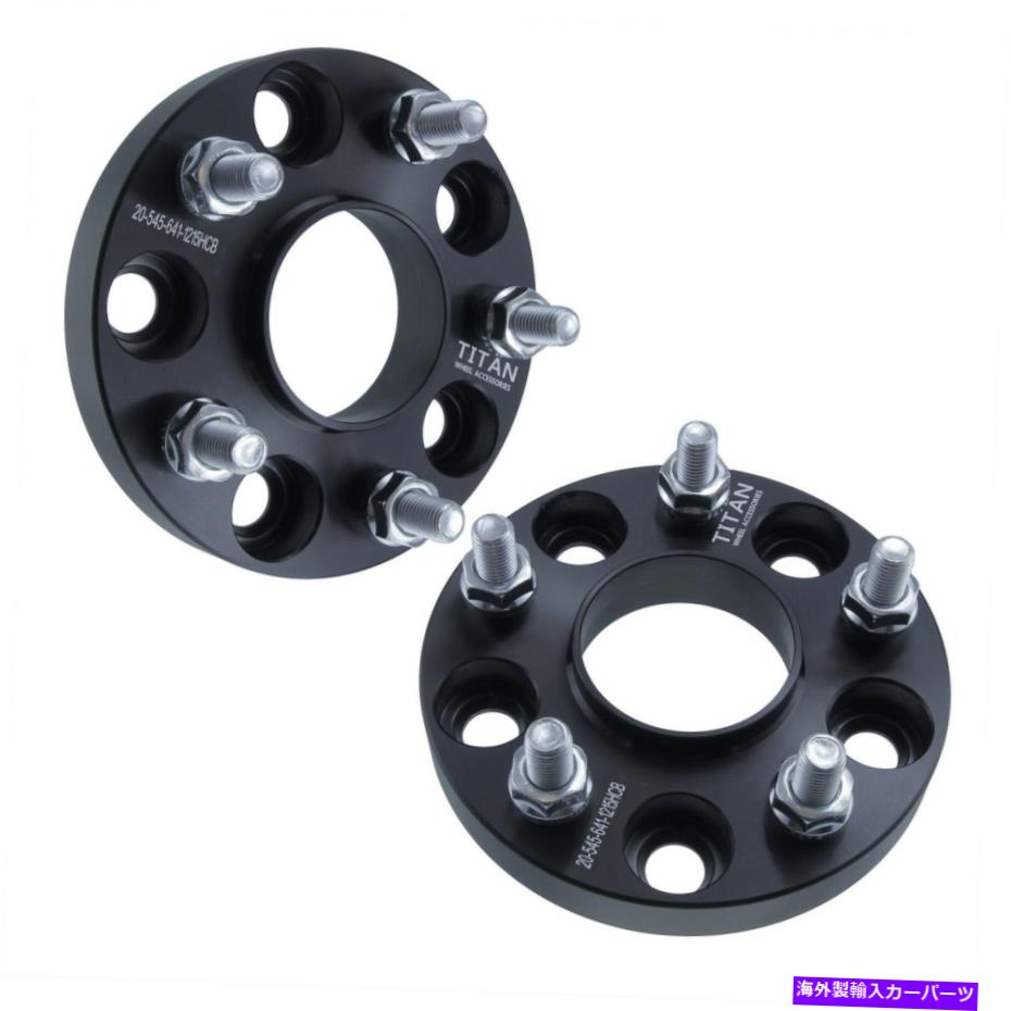 スペーサー 20mmハブセントリックホイールスペーサー| Acura＆Honda 64.1mm |に適合します5x114.3 | 12x1.5 20mm Hubcentric Wheel Spacers | Fits Acura & Honda 64.1mm | 5x114.3 | 12x1.5【並行輸入品】