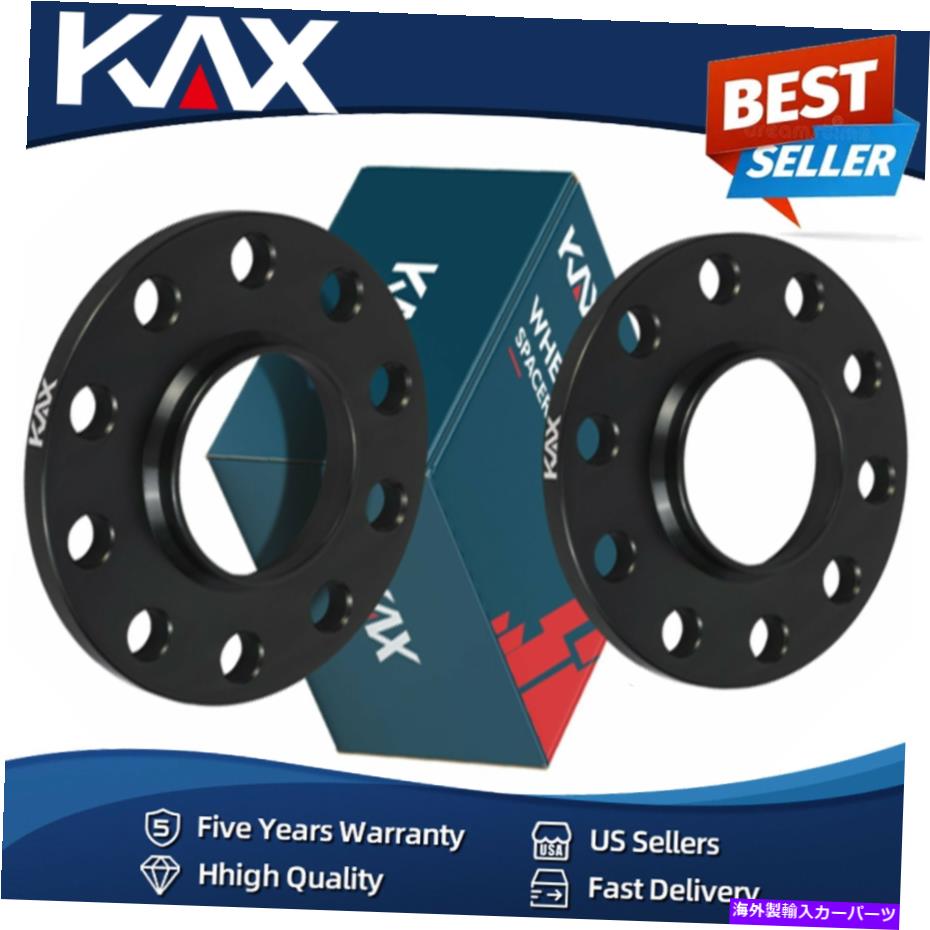 スペーサー （2）ホイールスペーサーアダプター5x120?5x120 72.6mmビレットアルミニウム10mm各サイド (2) Wheel Spacers Adapters 5x120 to 5x120 72.6mm Billet Aluminum 10mm each side【並行輸入品】