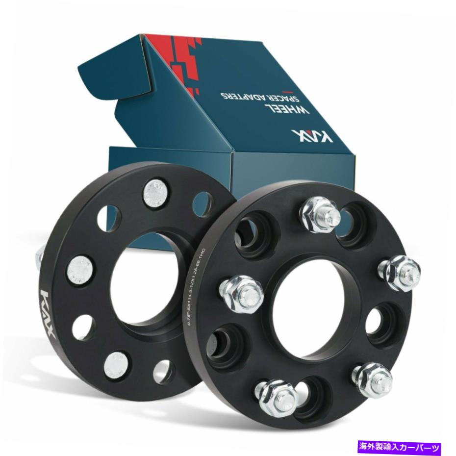 スペーサー 2pcs 20mm 5x114.3日産＆infiniti 66.1のハブセントリックホイールスペーサー| 12x1.25 2Pcs 20mm 5x114.3 Hubcentric Wheel Spacers for Nissan & Infiniti 66.1 | 12x1.25【並行輸入品】