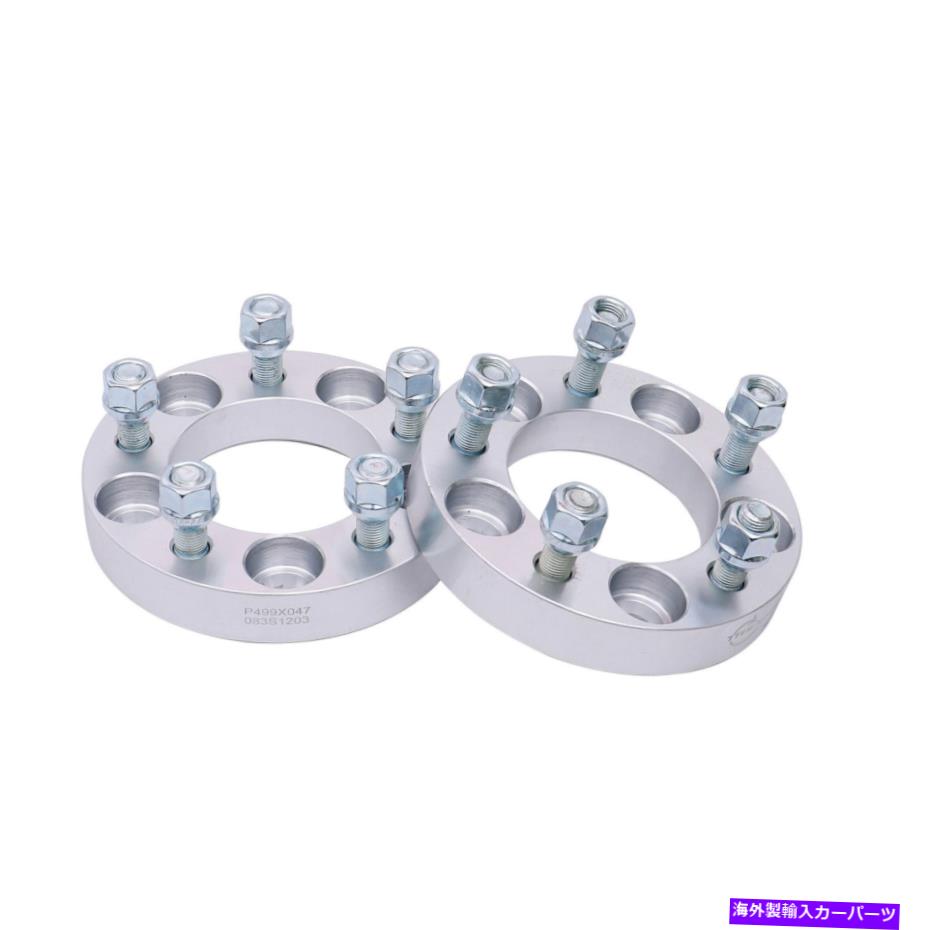 スペーサー 2pcs 5x4.5ホイールスペーサー1''inch 1/2スタッドフォードマスタングジープリンカーンマーキュリー 2pcs 5x4.5 Wheel Spacers 1''inch 1/2 Studs For Ford Mustang Jeep Lincoln Mercury【並行輸入品】
