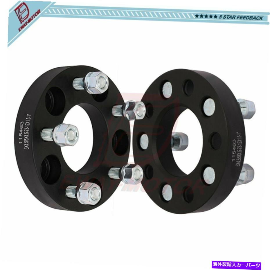 スペーサー 5x4.5 1インチフィットAcura RSX TL Toyota Pickup Honda Accord Ford（2）ホイールスペーサー 5x4.5 1 inch Fits Acura RSX TL Toyota Pickup Honda Accord Ford (2) Wheel Spacers【並行輸入品】