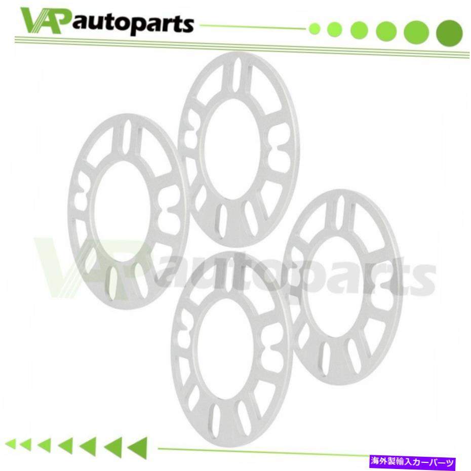 スペーサー 5mm 4pcsホイールスペーサー4lug&5lug 98?114.3mmフィットシボレーフォードホンダGMC 5mm 4Pcs Wheel Spacers 4Lug & 5Lug 98 to 114.3mm Fits Chevrolet Ford Honda GMC【並行輸入品】