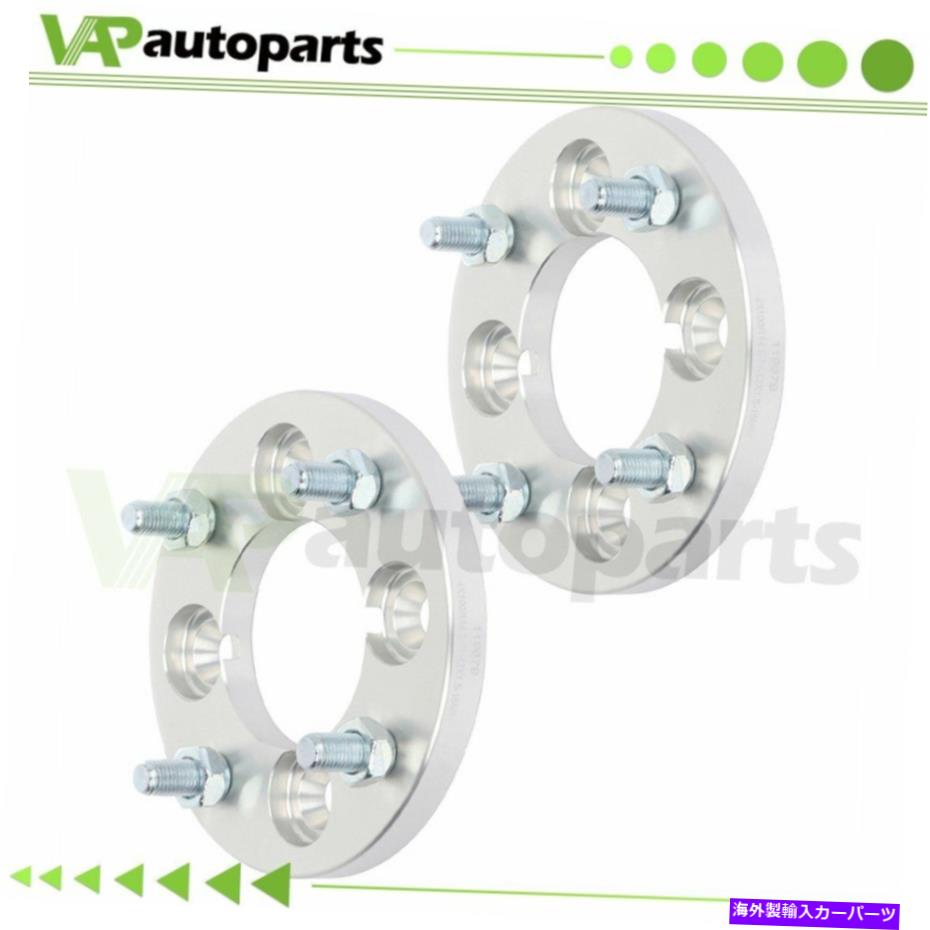 スペーサー 2PCS厚さ15mmホイールスペーサーアダプター4x100?4x114.3トヨタカローラホンダ 2pcs 15mm Thick Wheel Spacers Adapters 4x100 to 4x114.3 For Toyota Corolla Honda【並行輸入品】