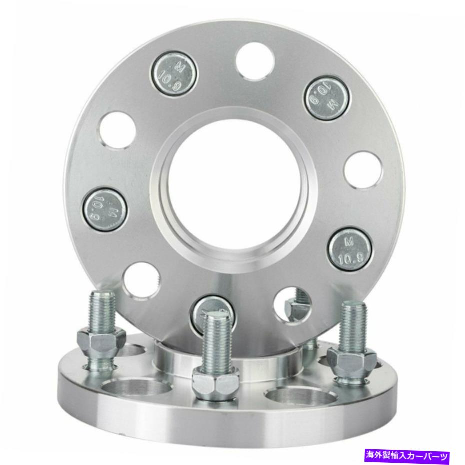スペーサー 2PCハブセントリックホイールスペーサーアダプター| 5x114.3 | 12x1.25 | 66.1 CB |厚さ15mm 2pc Hubcentric Wheel Spacers Adapters | 5x114.3 | 12X1.25 | 66.1 CB | 15mm Thick【並行輸入品】