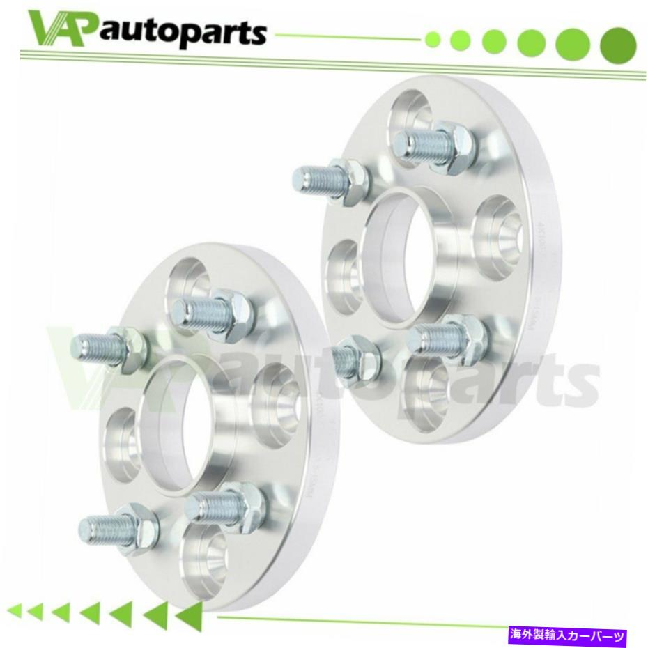 スペーサー 2pcs 15mm厚さホイールスペーサー4x100フィットトヨタカローラエコーキアリオマツダミアタ 2pcs 15mm Thick Wheel Spacers 4x100 Fits Toyota Corolla Echo Kia Rio Mazda Miata【並行輸入品】