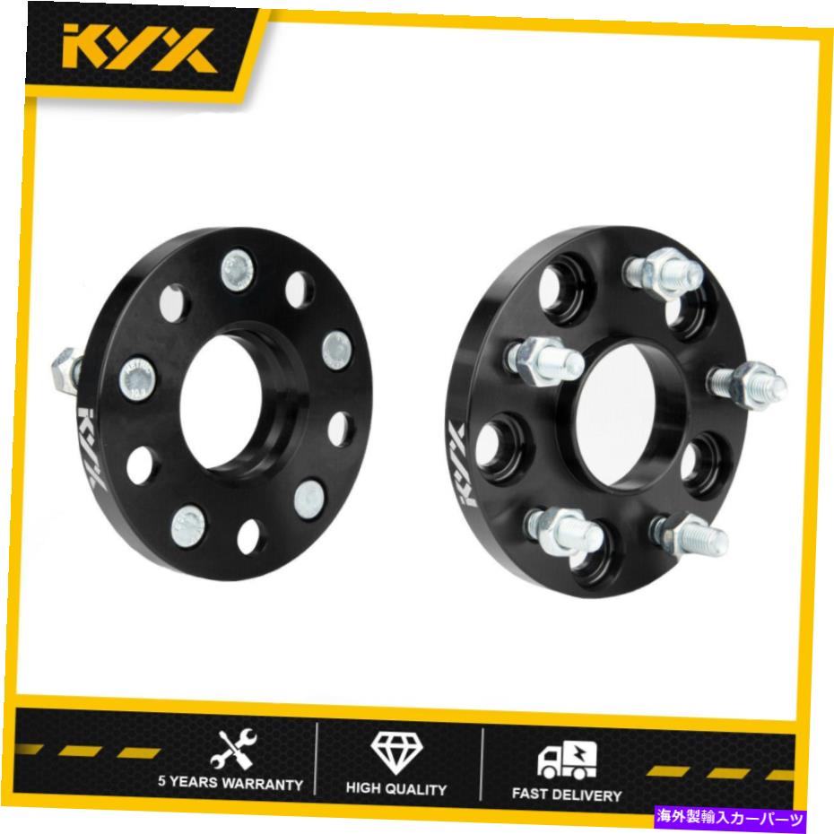 スペーサー kyx 15mm厚さのハブ中心ホイールスペーサーアダプター5x114.3 64.1mm for honda acura KYX 15MM THICK HUB CENTRIC Wheel Spacers Adapters 5x114.3 64.1mm For HONDA ACURA【並行輸入品】