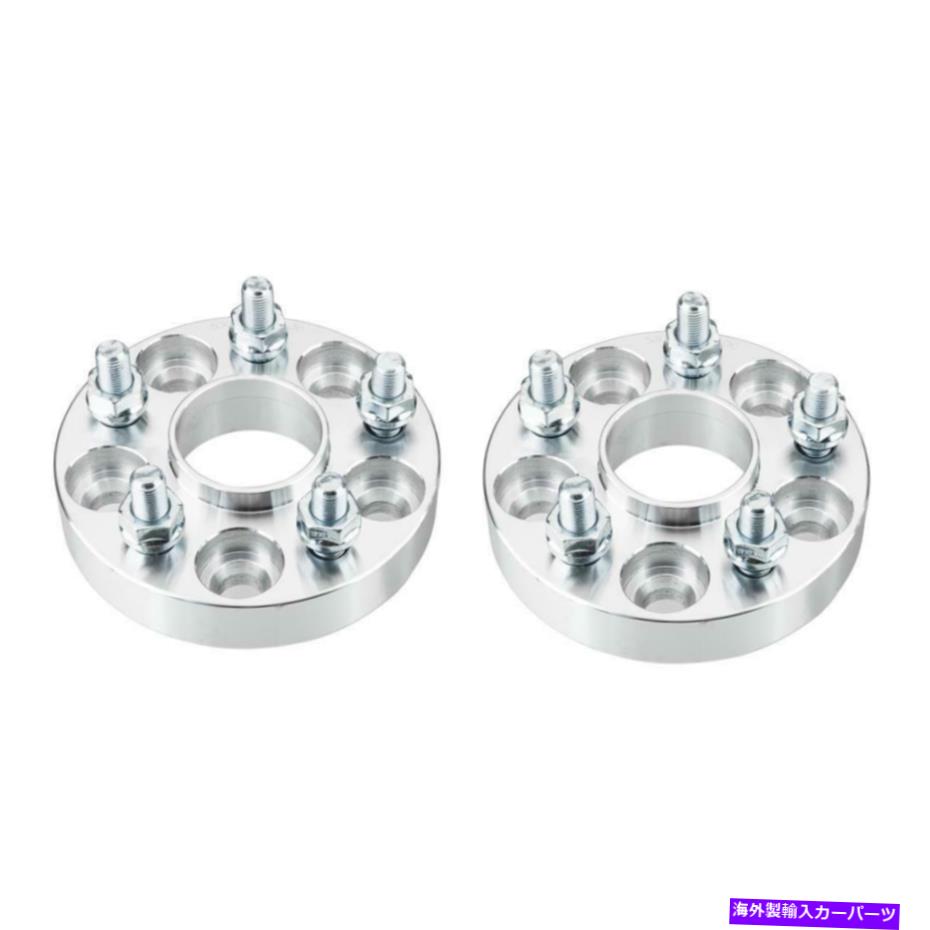 スペーサー 2PCS厚さ25mmハブセントリック5x100ホイールスペーサー56.1 12x1.25スバルインプレッサ 2pcs 25mm Thick Hub centric 5x100 Wheel Spacers 56.1 12x1.25 For Subaru Impreza【並行輸入品】