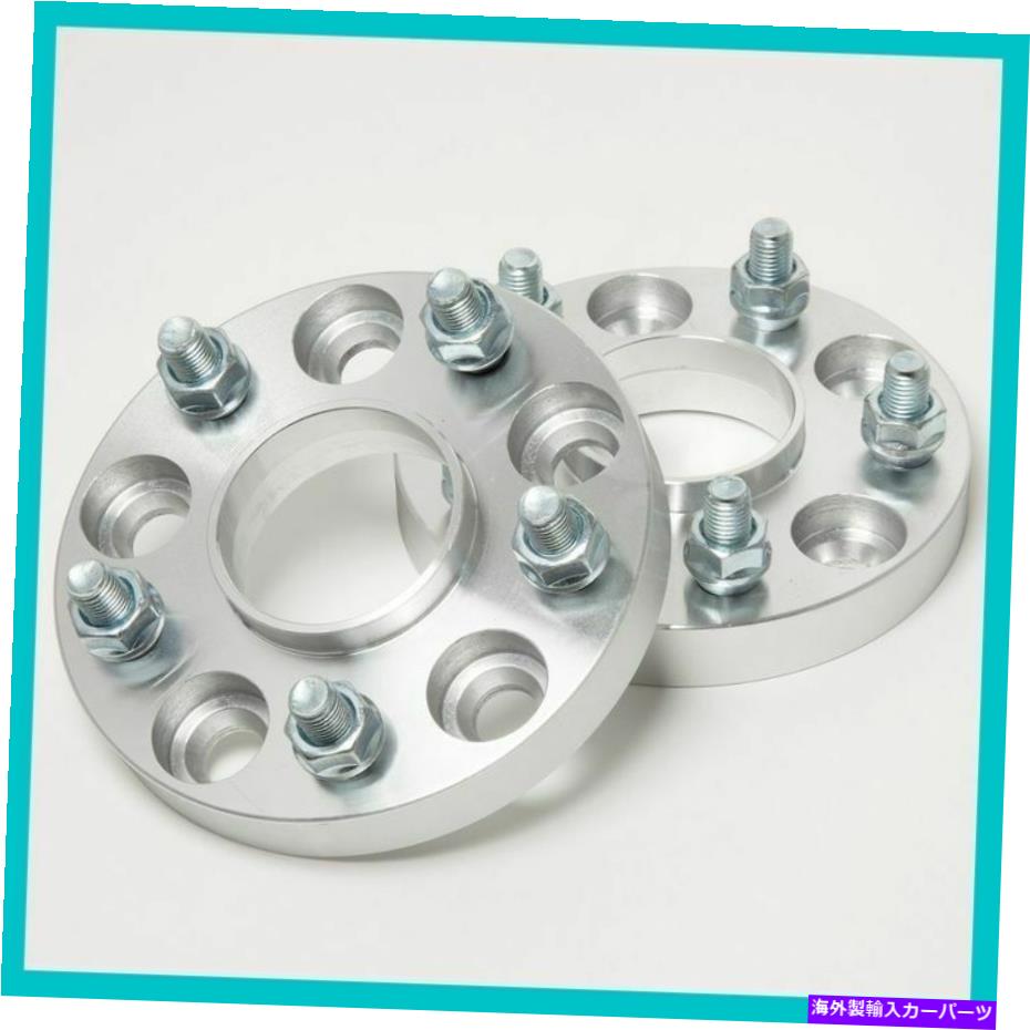スペーサー 2ハブ中心ホイールスペーサーアダプター25mm 5x114.3 4.5 64.1 | 64mmフィット12x1.5 2 Hub Centric Wheel Spacers Adaptor 25mm 5x114.3 4.5 64.1 | 64mm fit 12x1.5【並行輸入品】