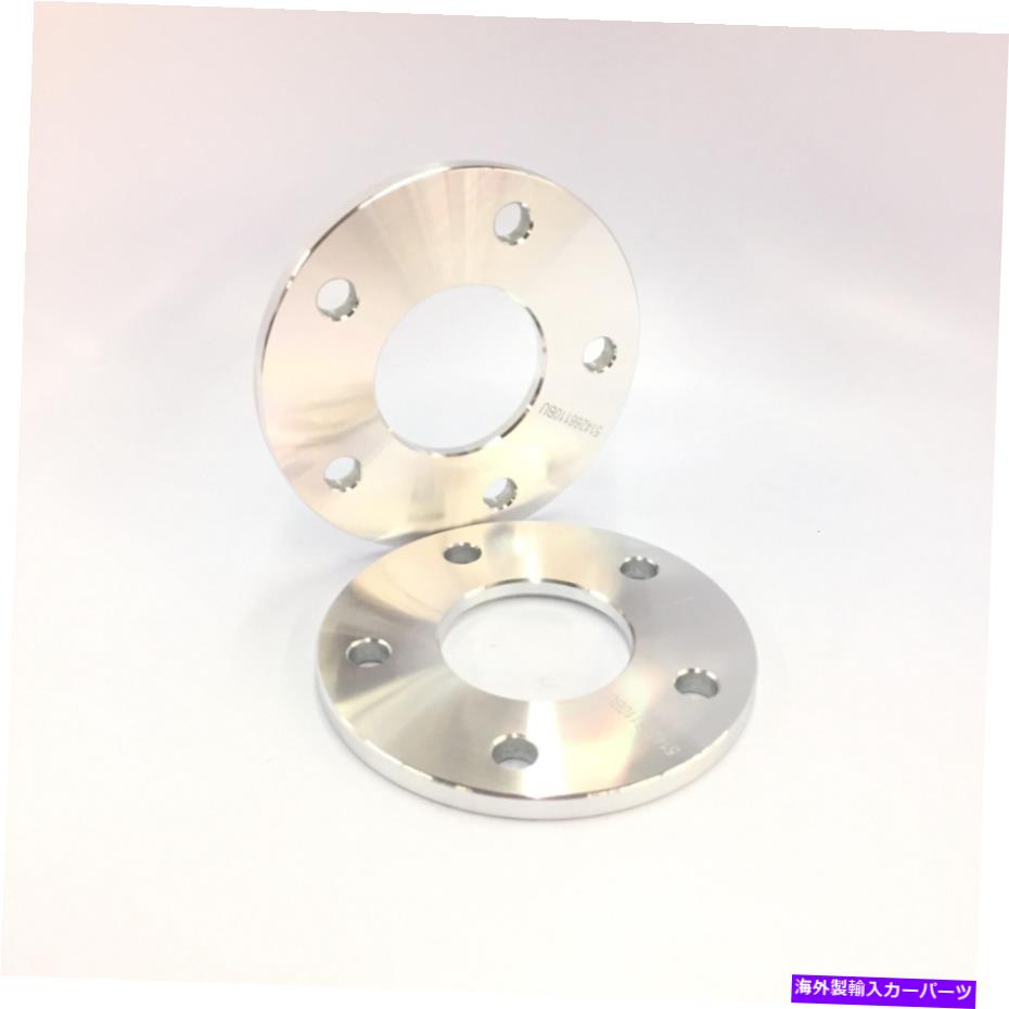 スペーサー 2PCSカスタムハブ中心ホイールスペーサーアダプター5x120 66.9mm 10mm 3/8 \\\