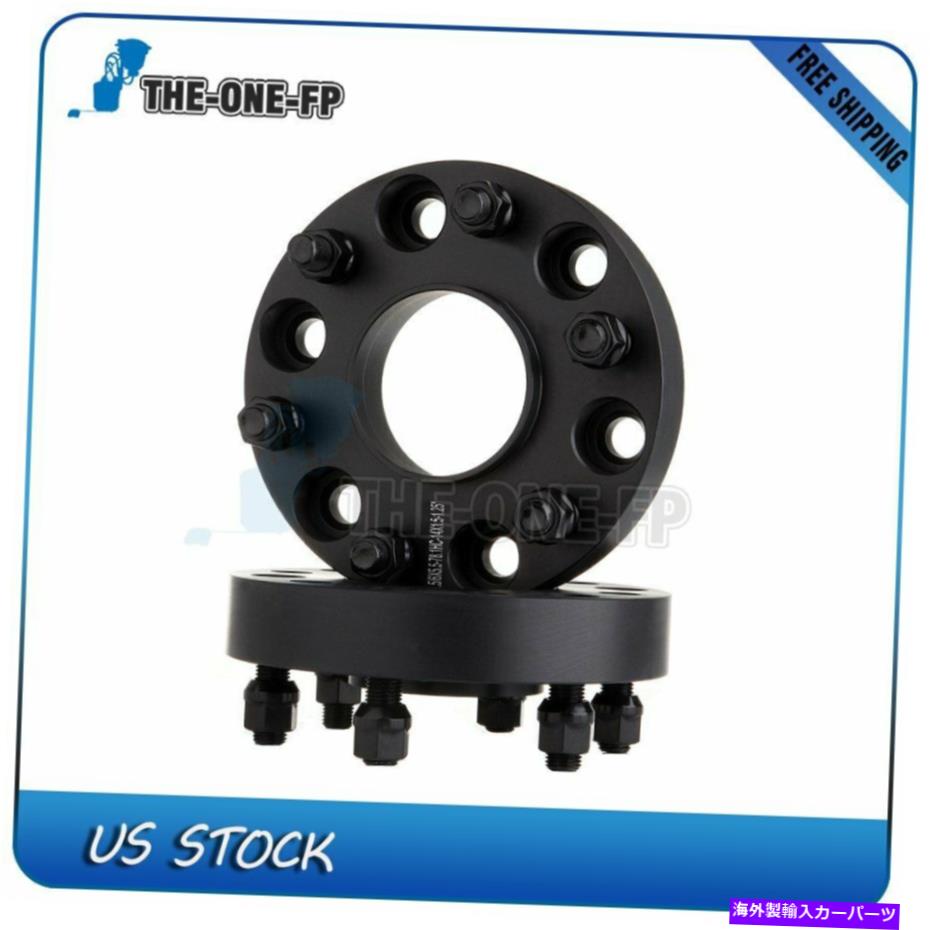 スペーサー 2xハブセントリックホイールスペーサー6x5.5 1.25インチフィットGMCシエラ1500シボレーC1500 2X Hubcentric Wheel Spacers 6x5.5 1.25 inch Fits GMC Sierra 1500 Chevrolet C1500【並行輸入品】