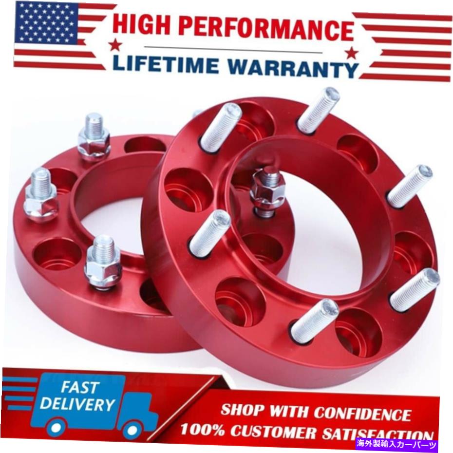 スペーサー 2PCS 6 x 5.5トヨタタコマツンドラ4ランナーセコア用のハブ中心ホイールスペーサー 2Pcs 6 x 5.5 Hub Centric Wheel Spacers For Toyota Tacoma Tundra 4 Runner Sequoia【並行輸入品】