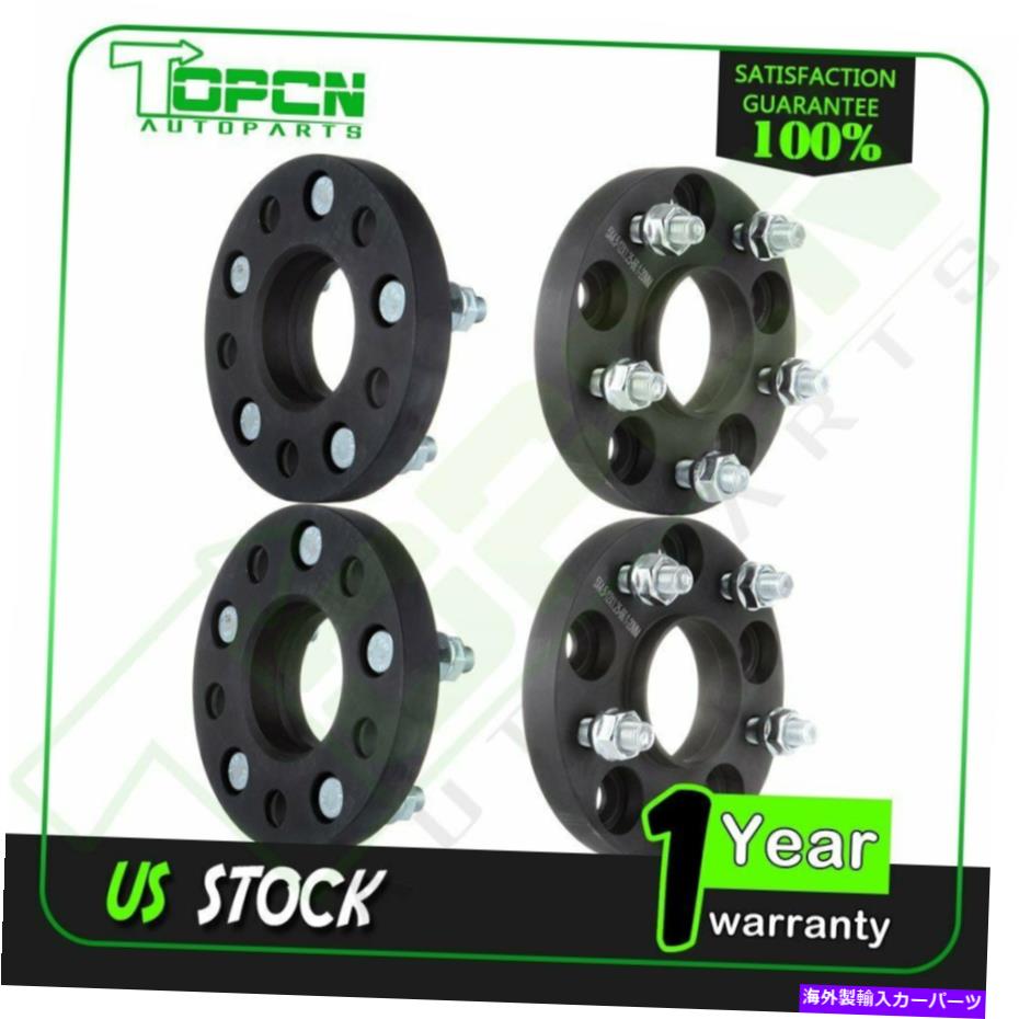 スペーサー 4x 20mm 5x4.5 5x114.3日産のブラックハブ中心ホイールスペーサー370Z 2009-2015 4X 20mm 5X4.5 5X114.3 Black Hub Centric Wheel Spacers For Nissan 370Z 2009-2015【並行輸入品】
