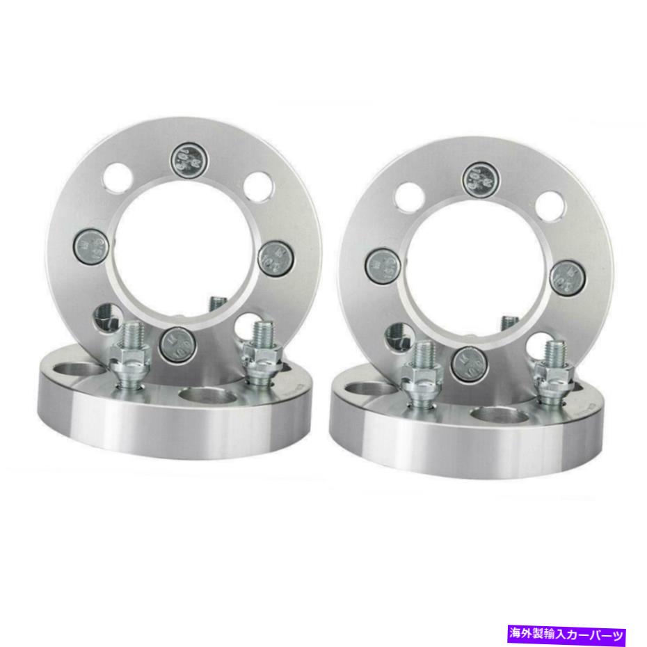 スペーサー 4* 25mmの厚さ4x108?4x100ホイールスペーサーアダプター12x1.5フォードフィエスタ用スタッド 4* 25mm Thick 4x108 to 4x100 Wheel Spacers Adapters 12x1.5 Studs For Ford Fiesta【並行輸入品】