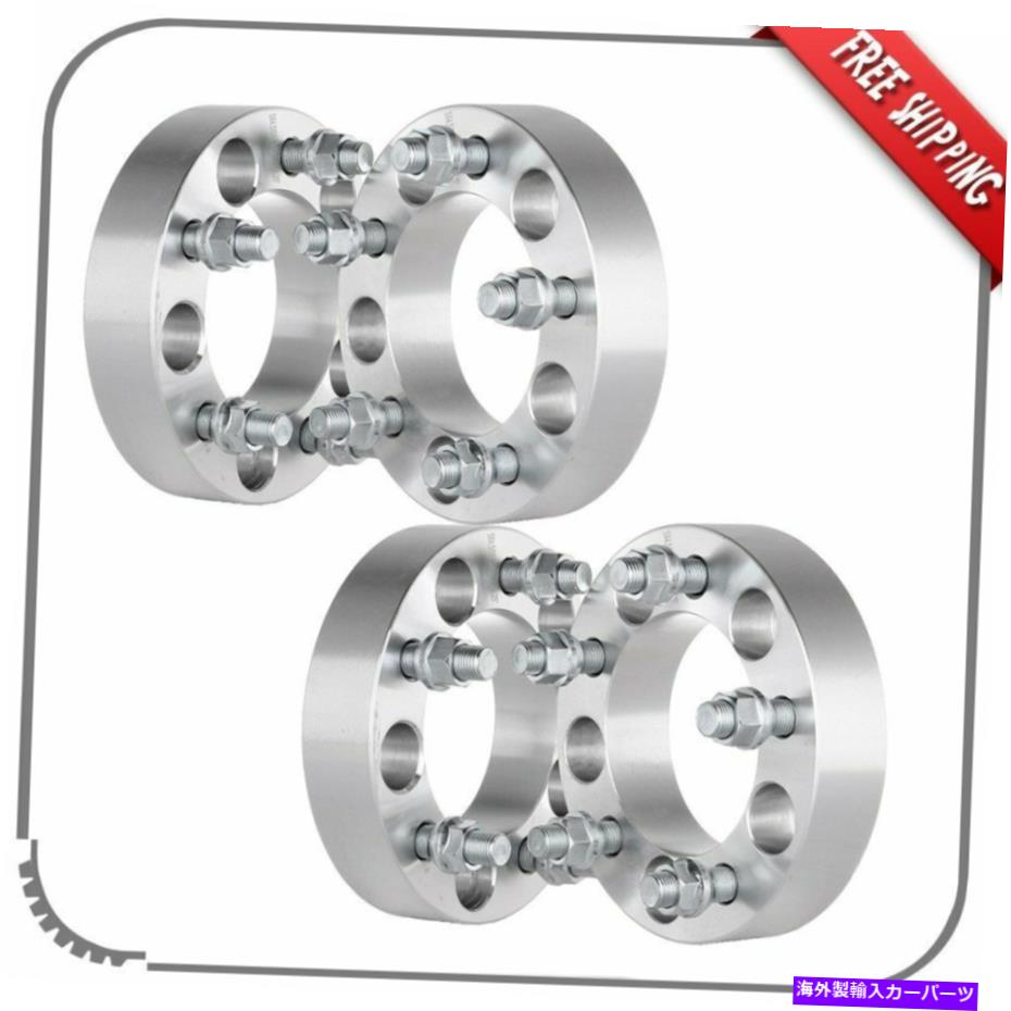 スペーサー 4PCS 1.25 '' 32mmホイールスペーサー5x4.5?5x4.5フィットジープグランドチェロキーラングラー 4pcs 1.25'' 32mm wheel spacers 5x4.5 to 5x4.5 Fits Jeep Grand Cherokee Wrangler【並行輸入品】