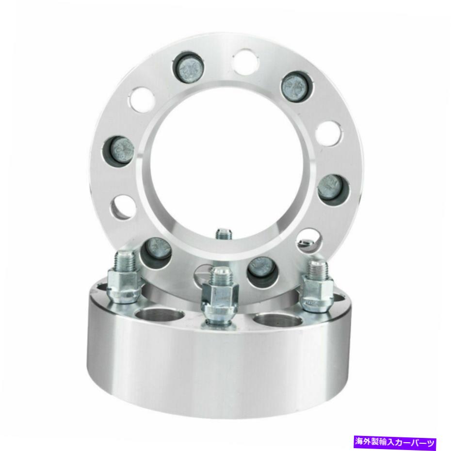 スペーサー 2PCハブセントリックホイールアダプター用シボレーシルバラード1500タホ郊外シルバーUS 2PC Hub Centric Wheel Adapters for Chevy Silverado 1500 Tahoe Suburban Silver US【並行輸入品】