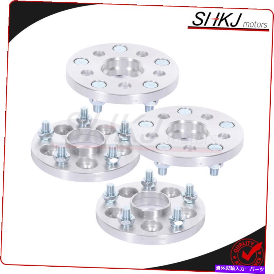 スペーサー 4x 15mmホイールスペーサー5x100?5x114.3 for subaru imprezaレガシーアウトバック12x1.25 4X 15MM Wheel Spacers 5X100 To 5X114.3 For Subaru Impreza Legacy Outback 12X1.25【並行輸入品】