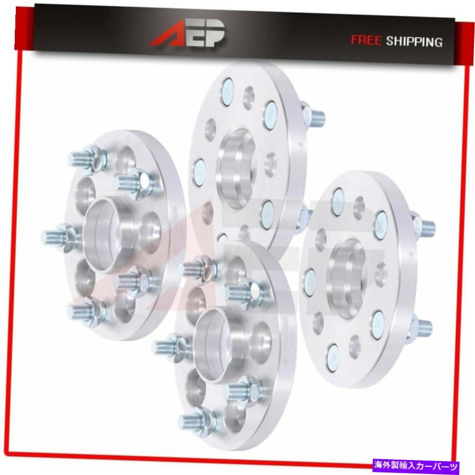 スペーサー 4x 5x100?5x114.3 15mmハブセントリックホイールアダプターSubaru Impreza Scion fr-s 4X 5x100 to 5x114.3 15mm Hubcentric Wheel Adapters For Subaru Impreza Scion FR-S【並行輸入品】