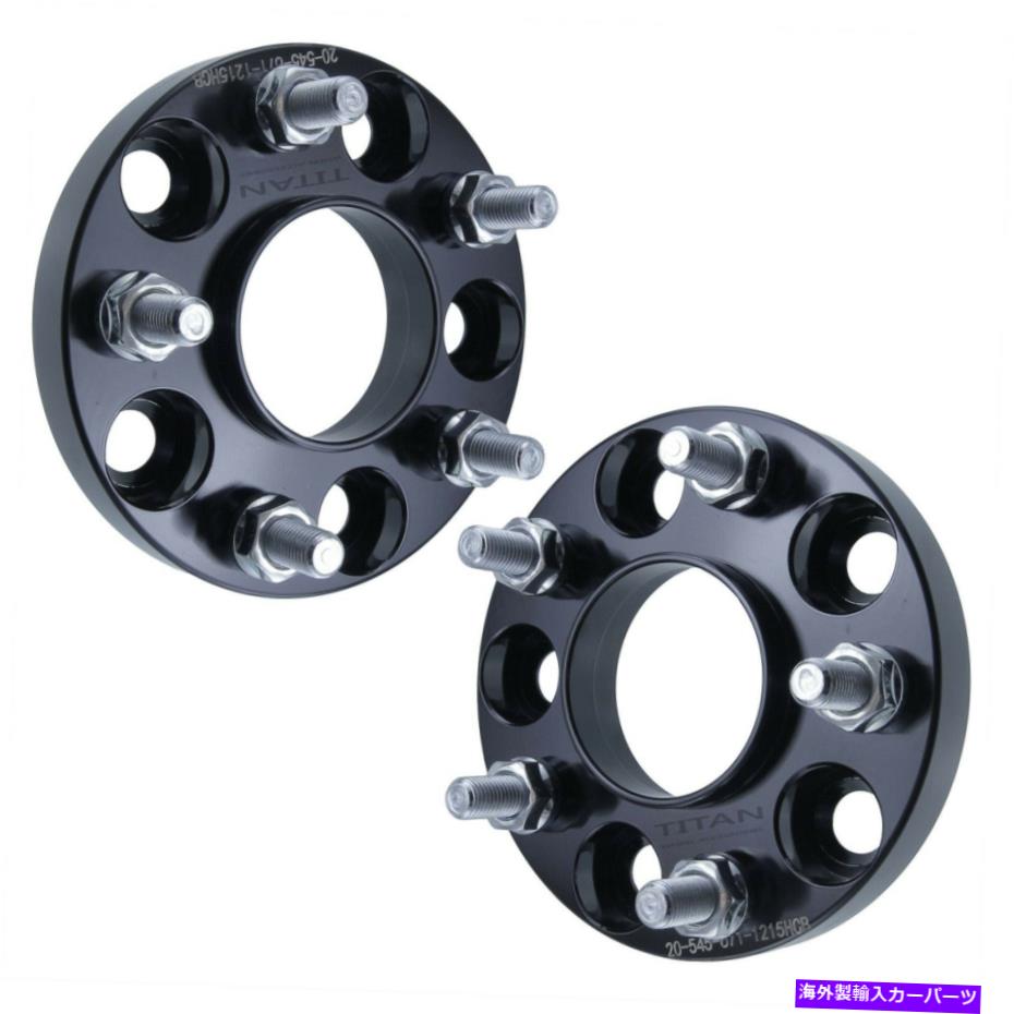 スペーサー 20mmハブセントリック5x4.5ホイールスペーサー| 67.1mmハブボア| 12x1.5スレッドピッチ 20mm Hubcentric 5x4.5 Wheel Spacers | 67.1mm Hub Bore | 12x1.5 Thread Pitch【並行輸入品】