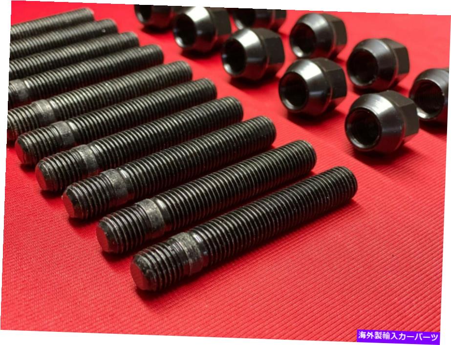 スペーサー BMW E36 E46 E92 E90 M3スタッド変換キット12mmx1.5mmx80mm最大15mmスペーサー BMW E36 E46 E92 E90 m3 stud conversion kit 12mmx1.5mmx80mm up to 15mm spacers【並行輸入品】