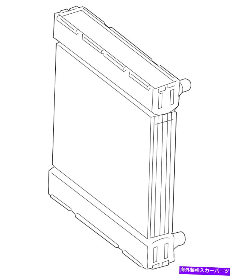 Radiator 本物のメルセデス・ベンツ補助ラジエーター099-500-28-03 Genuine Mercedes-Benz Auxiliary Radiator 099-500-28-03【並行輸入品】
