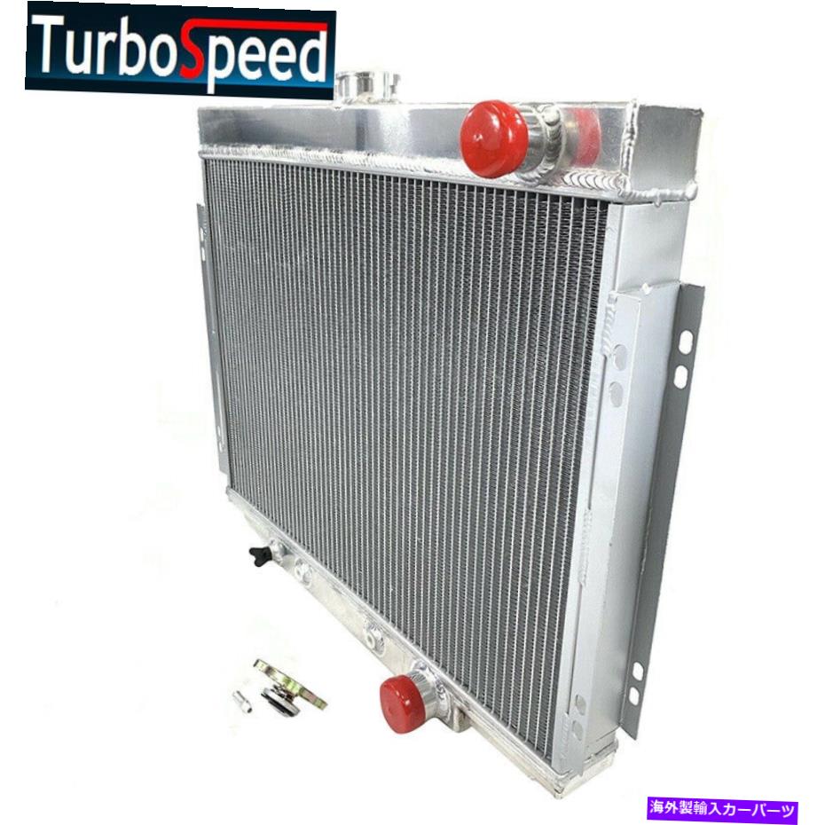 Radiator 67-70 Ford Mustang V8 MT 3-Row Aluminium Racing Radiatorマニュアルトランスミッション For 67-70 Ford Mustang V8 MT 3-Row Aluminum Racing Radiator Manual Transmission【並行輸入品】