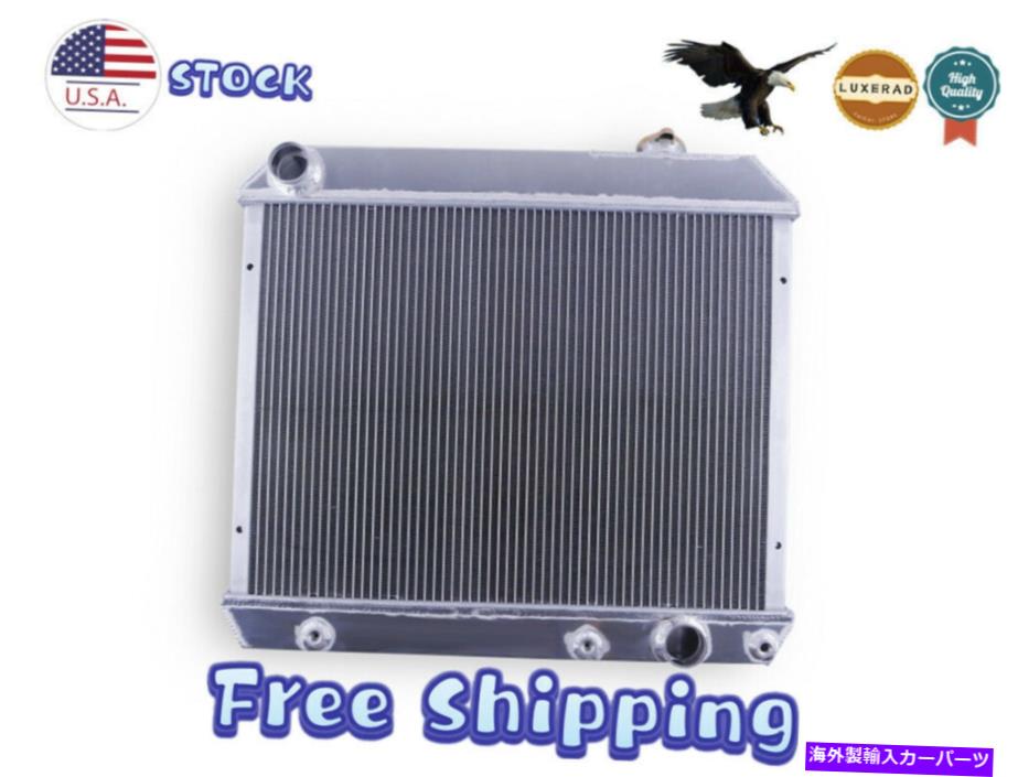 Radiator 1963 1964 1965 1966シボレーC10 C20 C30 K10ピックアップのアルミニウムラジエーター3列 Aluminum Radiator 3 Rows For 1963 1964 1965 1966 Chevy C10 C20 C30 K10 Pickup【並行輸入品】