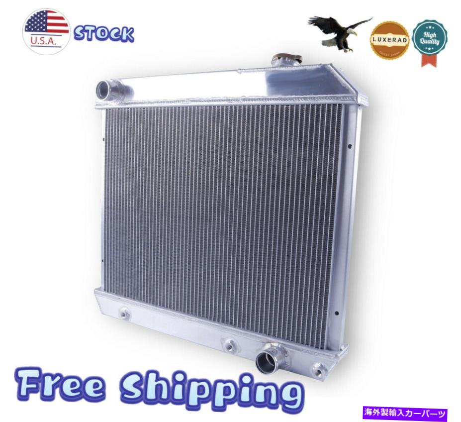 Radiator 3ROWアルミニウムラジエーターフィット1963-1966シボレーC/K 10 20 30 C10 C20 C30トラックGMC 3Row Aluminum Radiator Fit 1963-1966 Chevy C/K 10 20 30 C10 C20 C30 Truck GMC【並行輸入品】