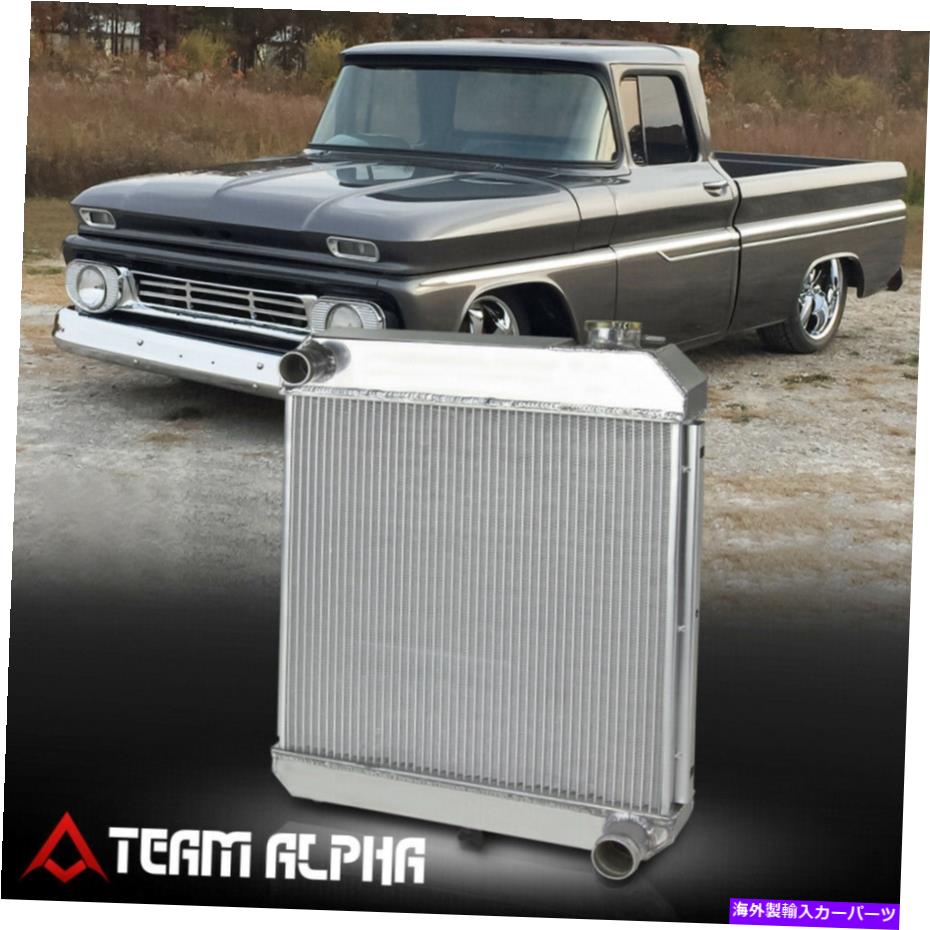 Radiator 1960-1962シボレー/GMC C/Kトラックピックアップ6cyl [Tro row Core]アルミニウムラジエーター Fits 1960-1962 Chevy/GMC C/K Truck Pickup 6Cyl [TRI ROW CORE] Aluminum Radiator【並行輸入品】