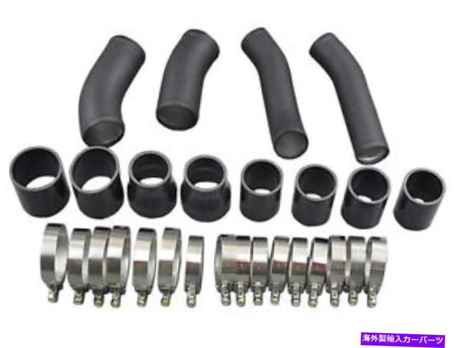 Radiator 90-96 300ZX Z32 Turbo InterCooler Piping Kit、Black-Pipes-Black 90-96 300ZX Z32 TURBO Intercooler Piping Kit, Black Pipes-BLACK【並行輸入品】
