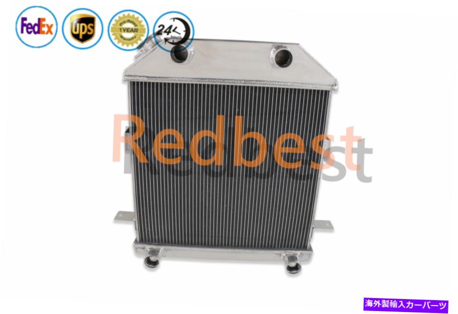 Radiator FITS 1939-1941 FORD DELUXE 1トンピックアップ2.2L 2229cc 136cu。の。 V8 3行ラジエーター FITS 1939-1941 Ford Deluxe 1 Ton Pickup 2.2L 2229CC 136Cu. In. V8 3 Row Radiator【並行輸入品】