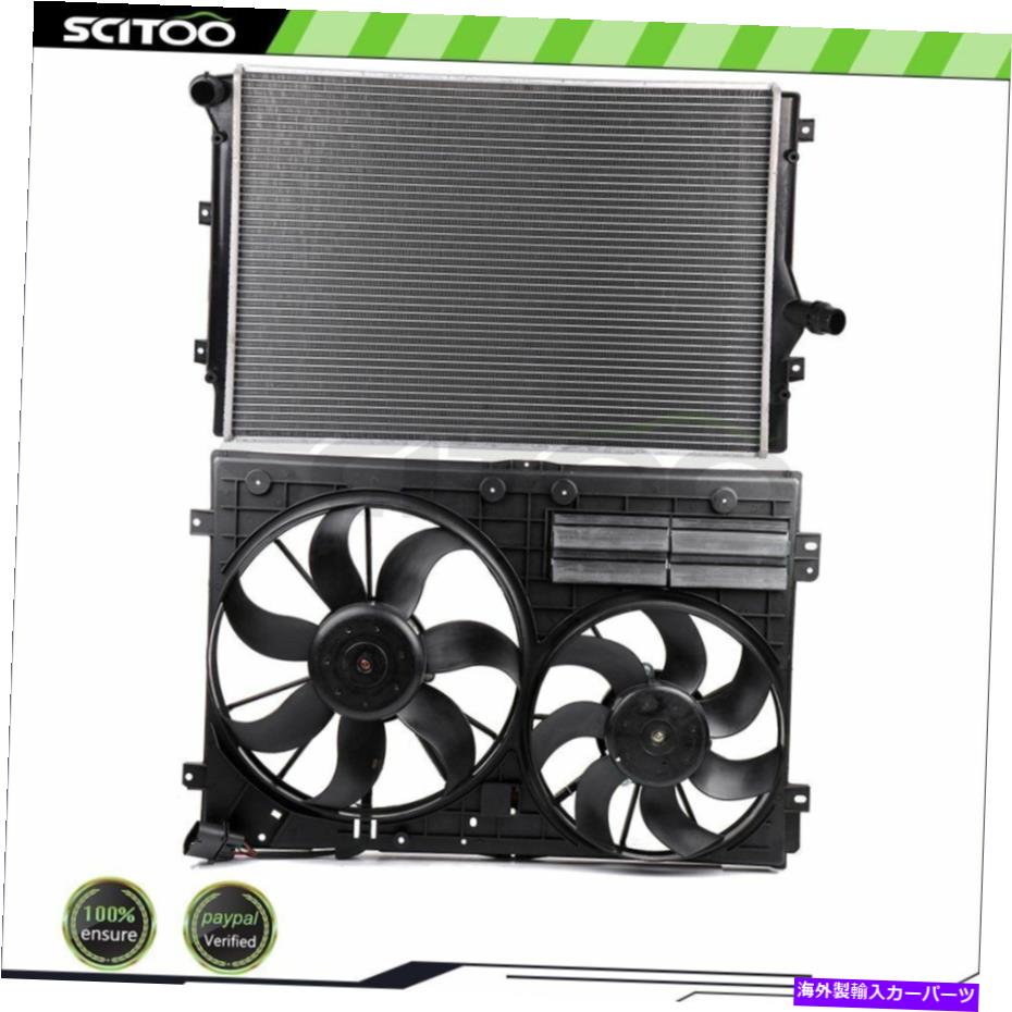 Radiator 2007年2009年の車のラジエーターと冷却ファンキットフィット2009フォルクスワーゲンEOS Car Radiator and Cooling Fan Kit Fit For 2007 2008 2009 Volkswagen Eos【並行輸入品】