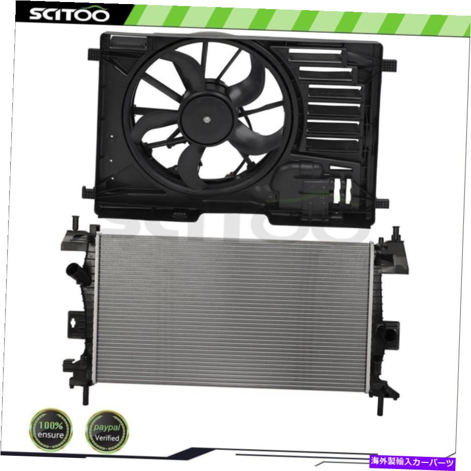 Radiator カーラジエーターと冷却ファンキットフィット2013 2014 2015 2016 2017 Ford Focus Car Radiator and Cooling Fan Kit Fit For 2013 2014 2015 2016 2017 Ford Focus【並行輸入品】