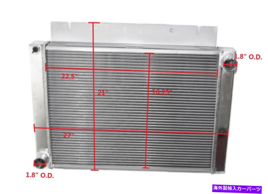 Radiator 60-63フォードギャラクシー260-427 V8 3コアパフォーマンスラジエーター For 60-63 Ford Galaxie 260-427 V8 3 Core Performance RADIATOR【並行輸入品】