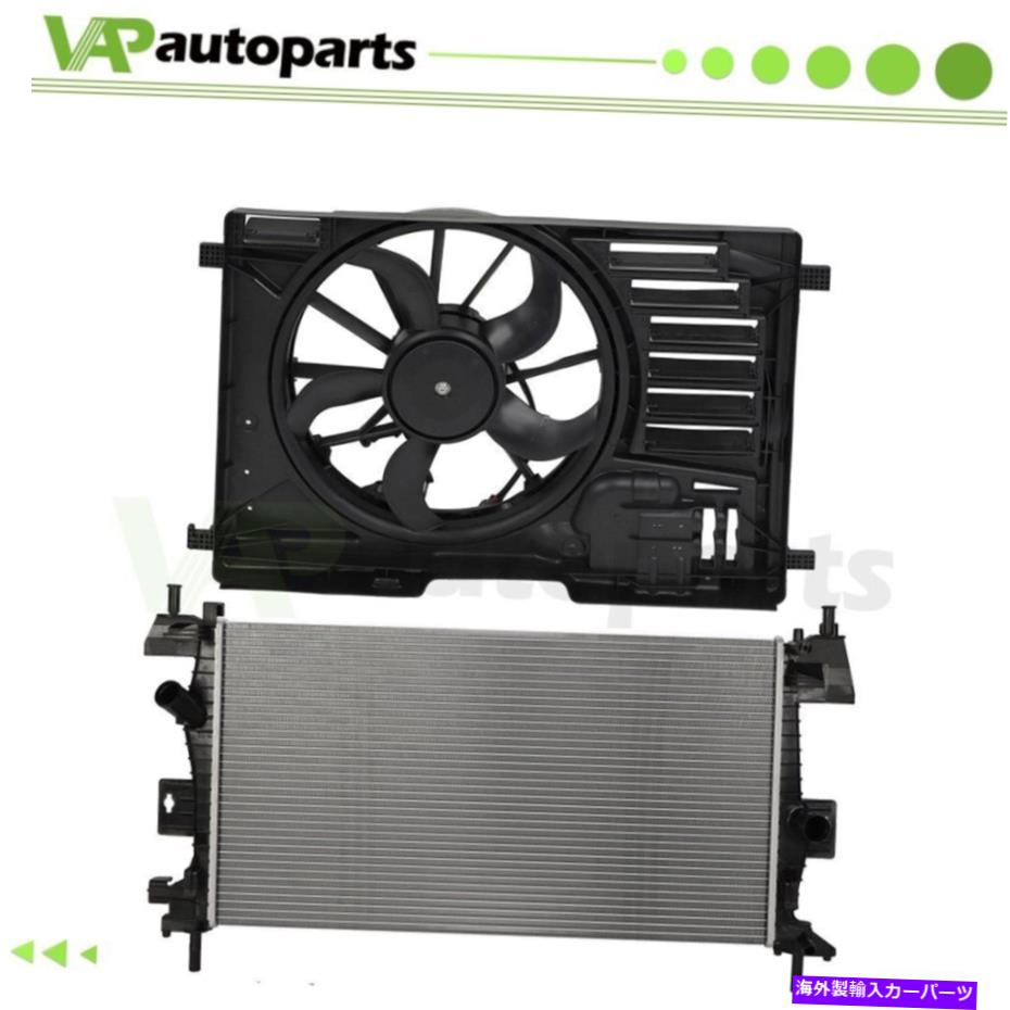 Radiator 2013 2014 2015 2016 2017 Ford Focusのエンジンラジエーターと冷却ファンキット Engine Radiator and Cooling Fan Kit For 2013 2014 2015 2016 2017 Ford Focus【並行輸入品】