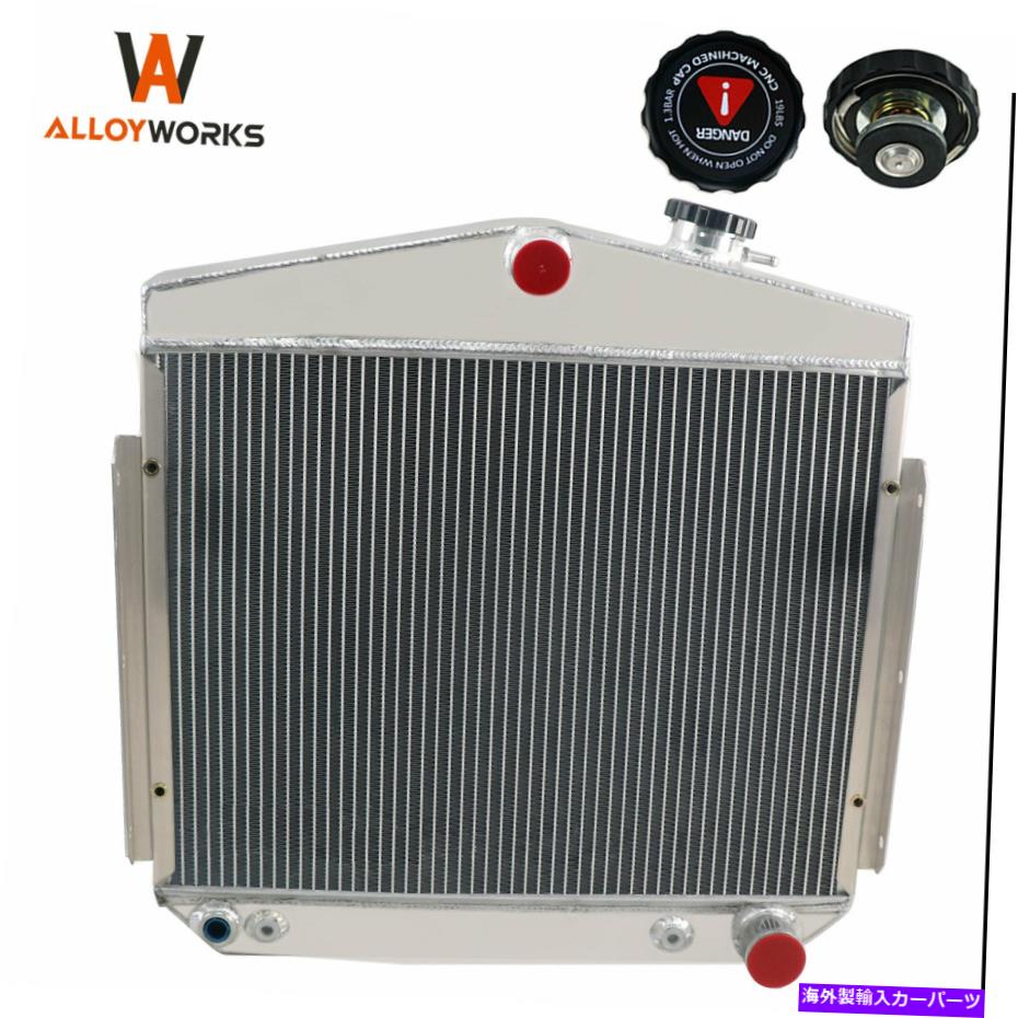 Radiator 1955年の3列アルミニウムラジエーター1956スモールブロック/ビッグブロックシボレーv8 3 Row Aluminum Radiator For 1955 1956 Small Block/Big Block Chevy V8【並行輸入品】