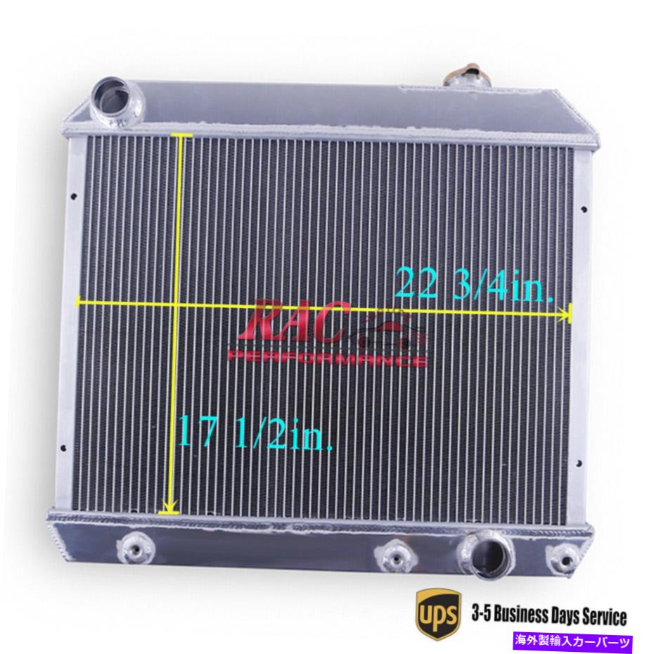 Radiator 1963 1964 1965 1966 Chevy C/KシリーズピックアップC10 C20 K10 3列アルミニウムラジエーター 1963 1964 1965 1966 Chevy C/K Series Pickup C10 C20 K10 3-Row Aluminum Radiator【並行輸入品】