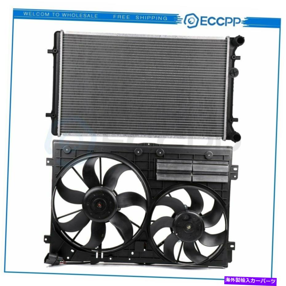 Radiator 2005年から2006年の電動ラジエーター冷却ファンキットフォルクスワーゲンジェッタアウディTT Electric Radiator Cooling Fan Kit For 2005-2006 Volkswagen Jetta Audi TT【並行輸入品】