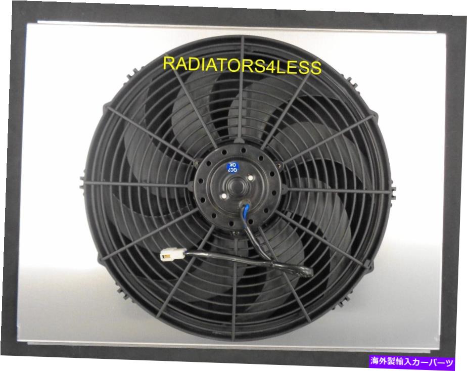Radiator 新しいすべてのアルミニウムラジエーターファンシュラウドw/ 16 \